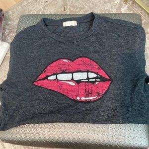 T-shirt with Lips
